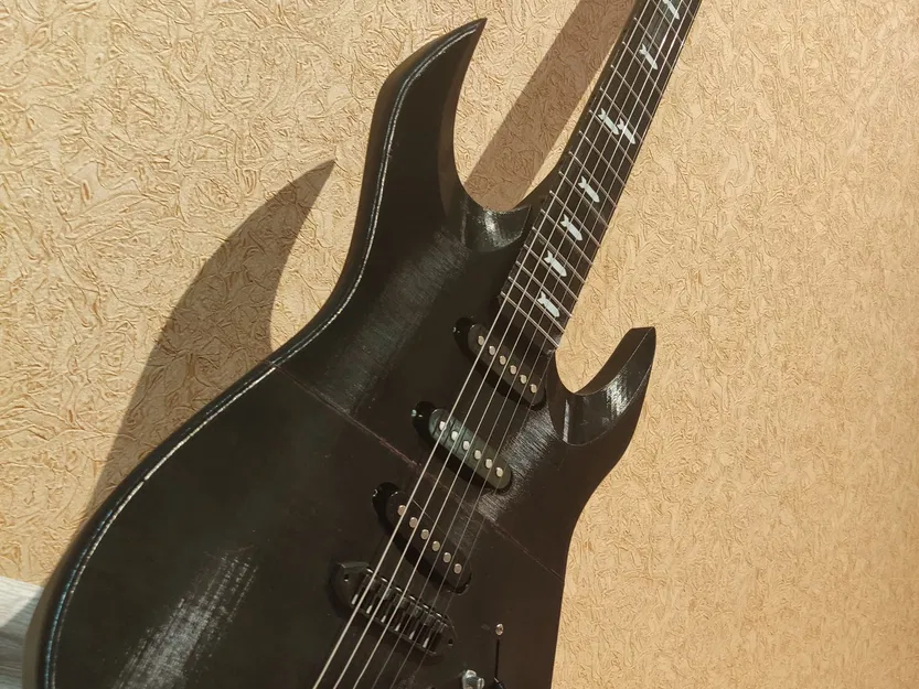 Guitar điện 3D theo phong cách Johnny Silverhand - Image 3