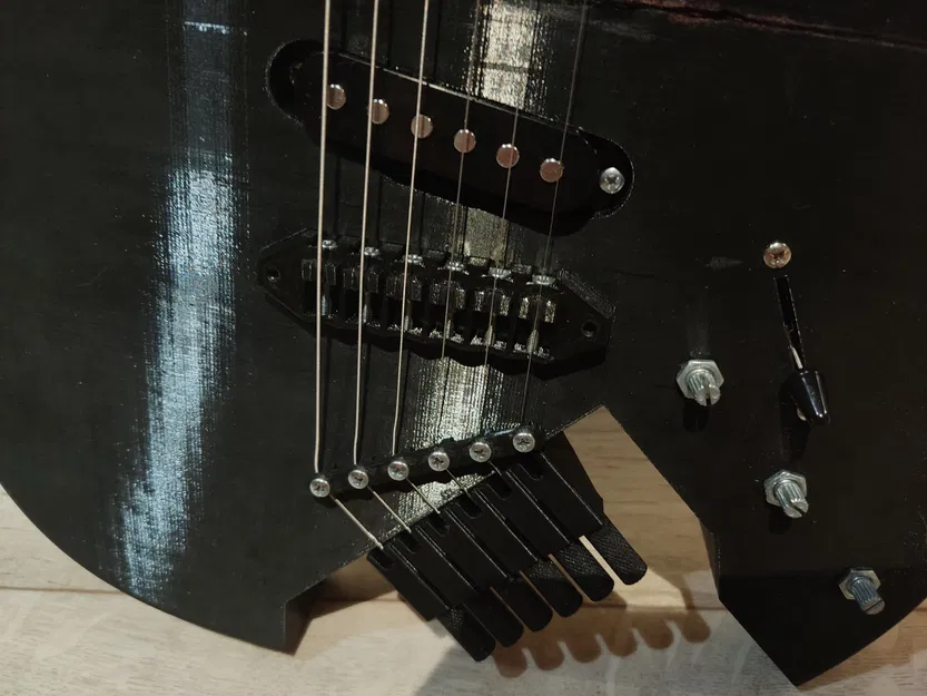 Guitar điện 3D theo phong cách Johnny Silverhand - Image 4