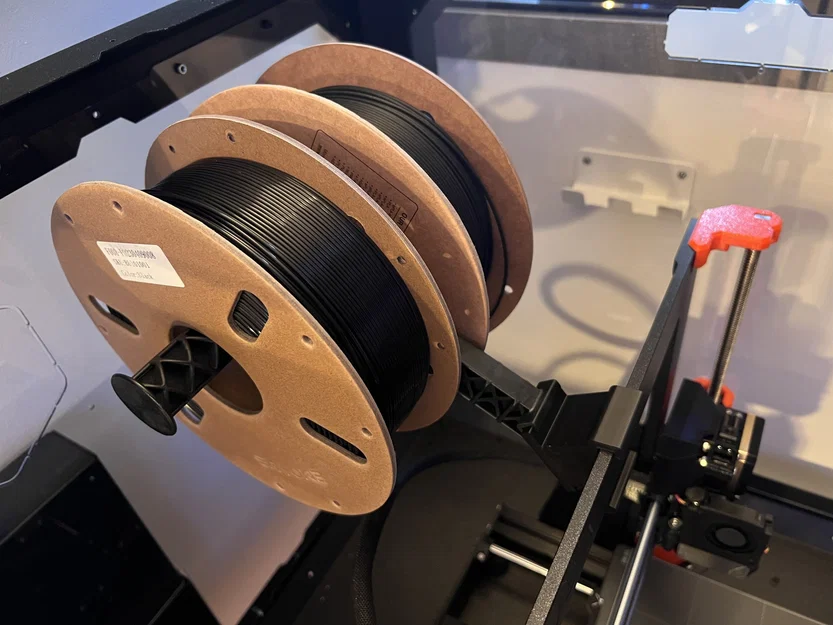Bộ điều chỉnh giá đỡ cuộn filament cho vỏ máy in Prusa - Image 1