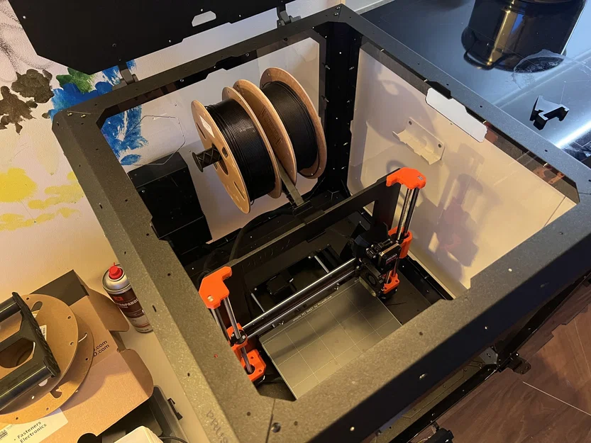 Bộ điều chỉnh giá đỡ cuộn filament cho vỏ máy in Prusa - Image 3