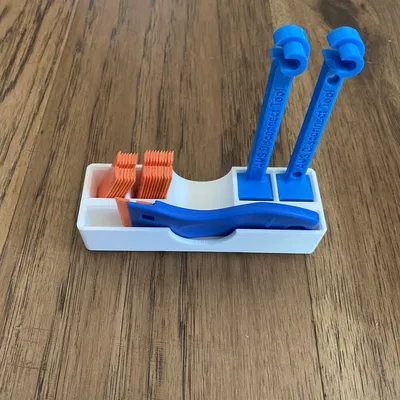 Giá đỡ dao cạo nhựa Gridfinity cho công cụ gọn gàng