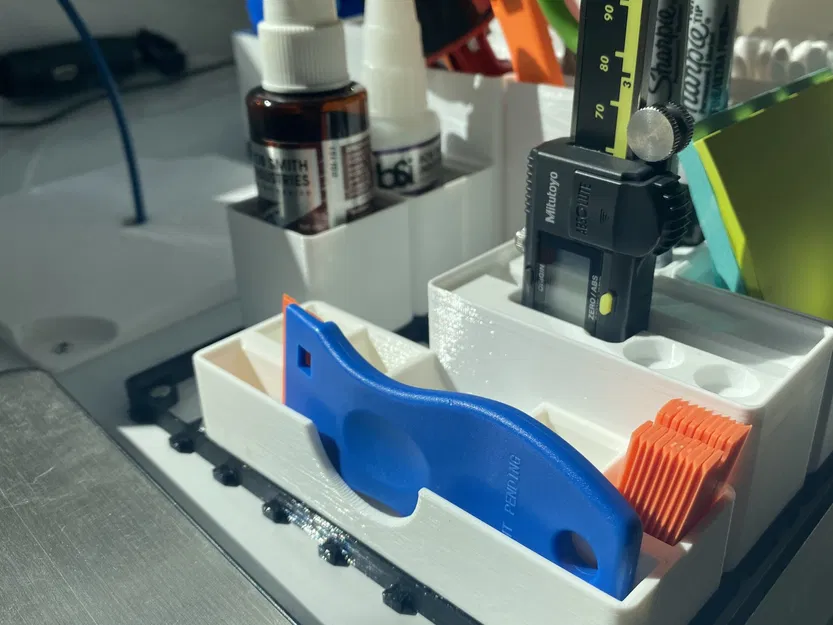 Giá đỡ dao cạo nhựa Gridfinity cho công cụ gọn gàng - Image 2