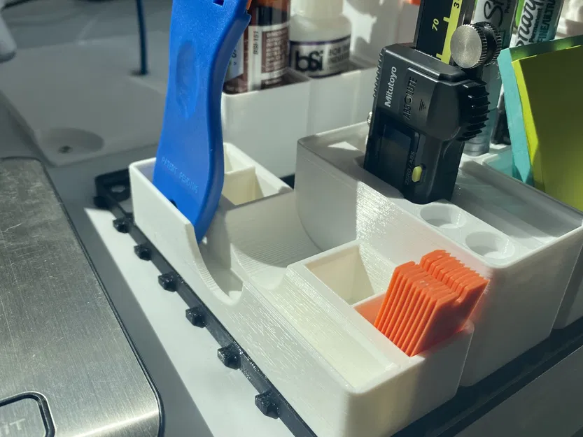 Giá đỡ dao cạo nhựa Gridfinity cho công cụ gọn gàng - Image 3