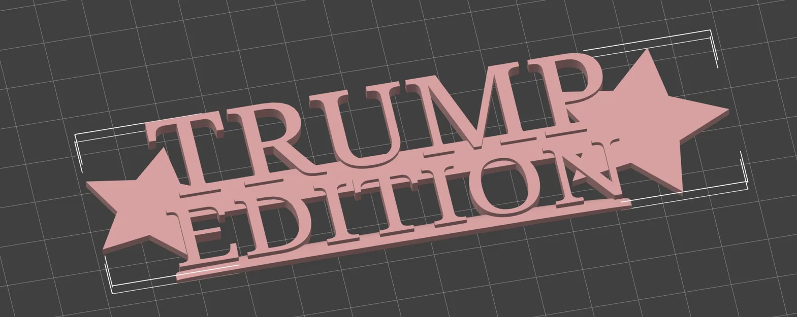Biểu tượng Trump Edition bằng nhựa cho xe hơi - Image 1