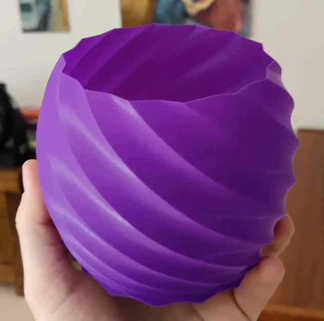 Bình hoa xoắn ốc kích thước vừa in nhanh bằng chế độ vase - Image 2