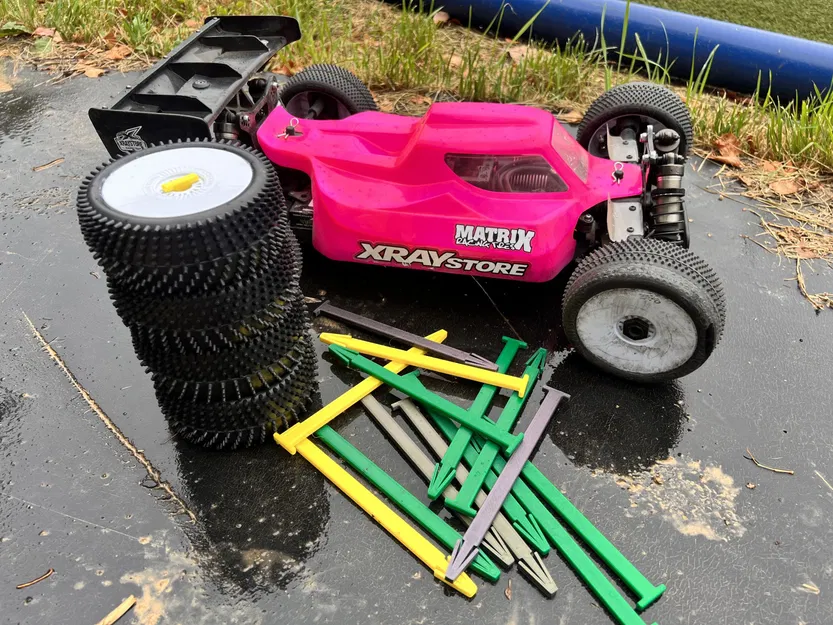 Giá đỡ bánh xe Buggy tỉ lệ 1/8 - Image 1