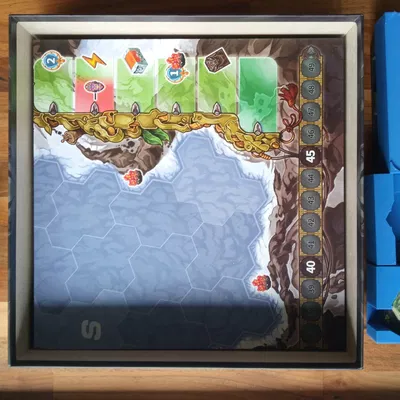 Inlay cho trò chơi bàn Revive (phiên bản tiếng Đức)