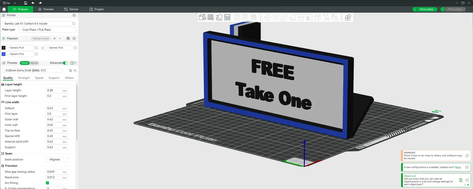 Biển hiệu đơn giản đa màu cho gian hàng - Image 1