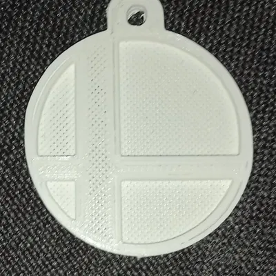 Móc khóa hình cầu Smash Bros