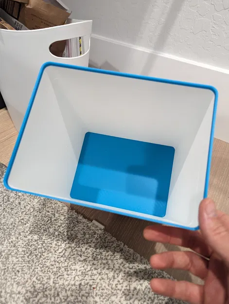 Thùng rác hình chữ nhật kích thước 205mm x 155mm x 255mm - Image 2