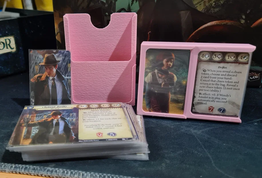 Hộp bài cho trò chơi Arkham Horror LCG với ngăn để thẻ nhân vật - Image 1
