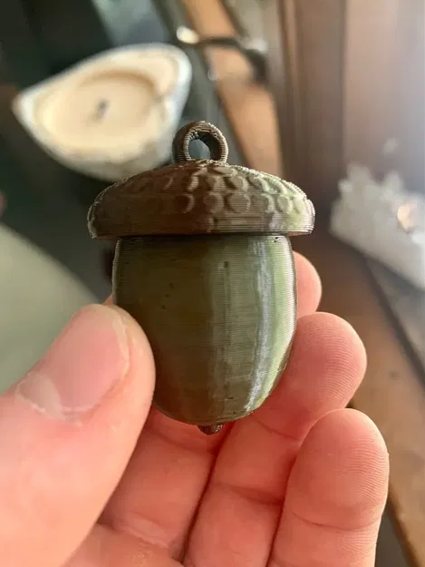 Bình đựng ốc vít hình quả acorn treo tiện lợi - Image 4