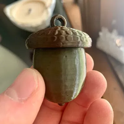 Bình đựng ốc vít hình quả acorn treo tiện lợi