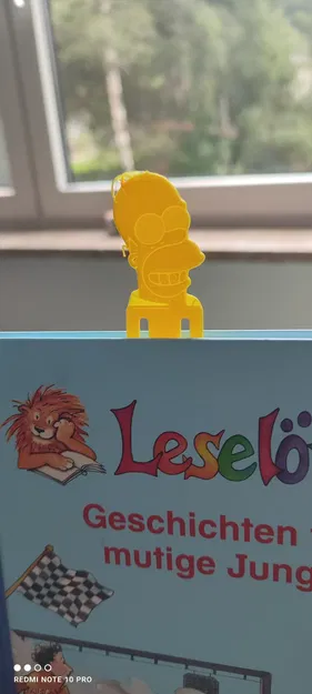 Dấu trang Homer Simpson độc đáo và dễ thương - Image 3