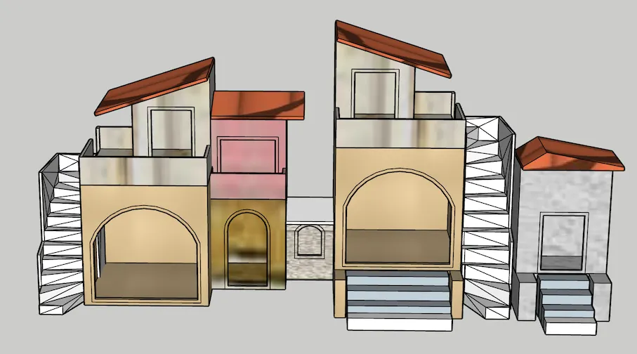 Nhà thờ Giáng sinh GT 25 thiết kế bằng SKETCHUP - Image 1