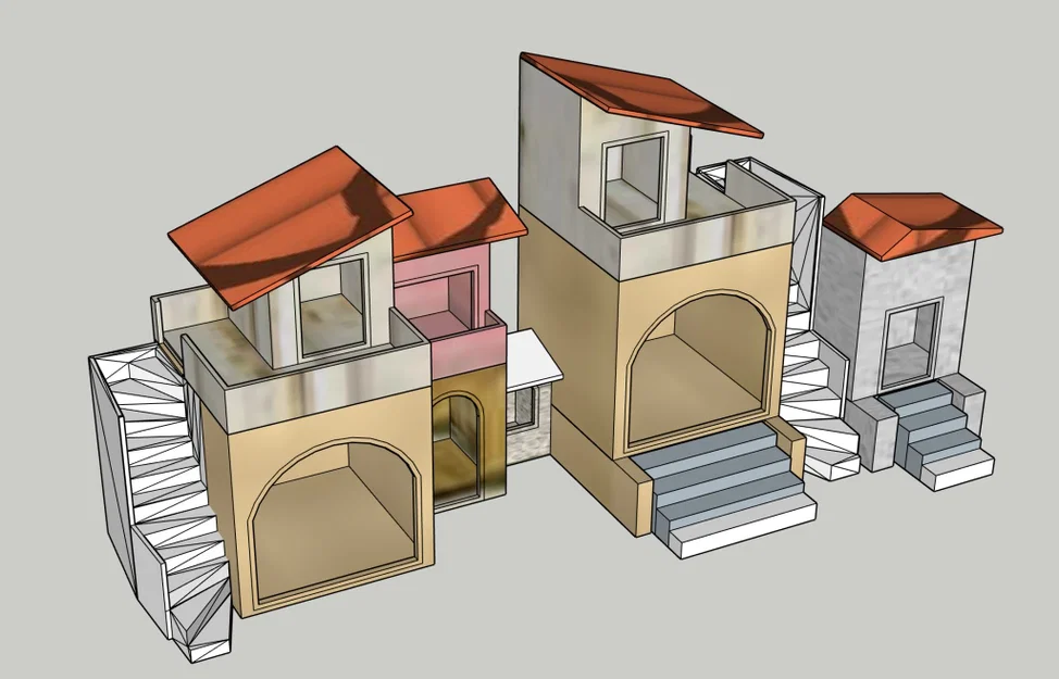Nhà thờ Giáng sinh GT 25 thiết kế bằng SKETCHUP - Image 2