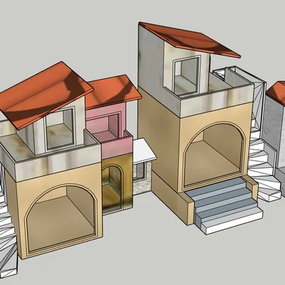 Nhà thờ Giáng sinh GT 25 thiết kế bằng SKETCHUP