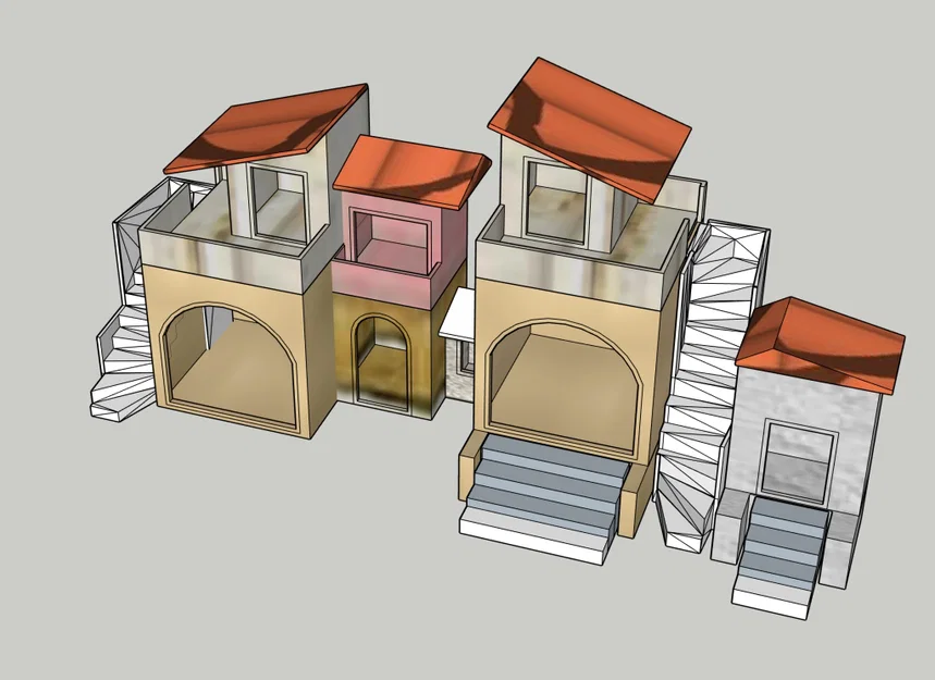 Nhà thờ Giáng sinh GT 25 thiết kế bằng SKETCHUP - Image 3