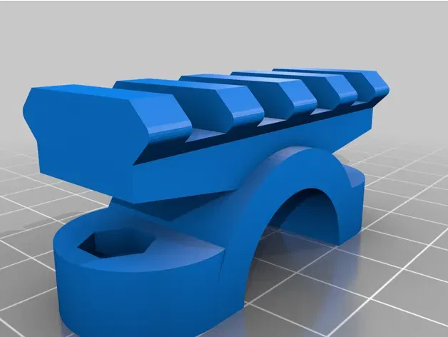 Giá đỡ Picatinny cho tay lái xe đạp - Image 1