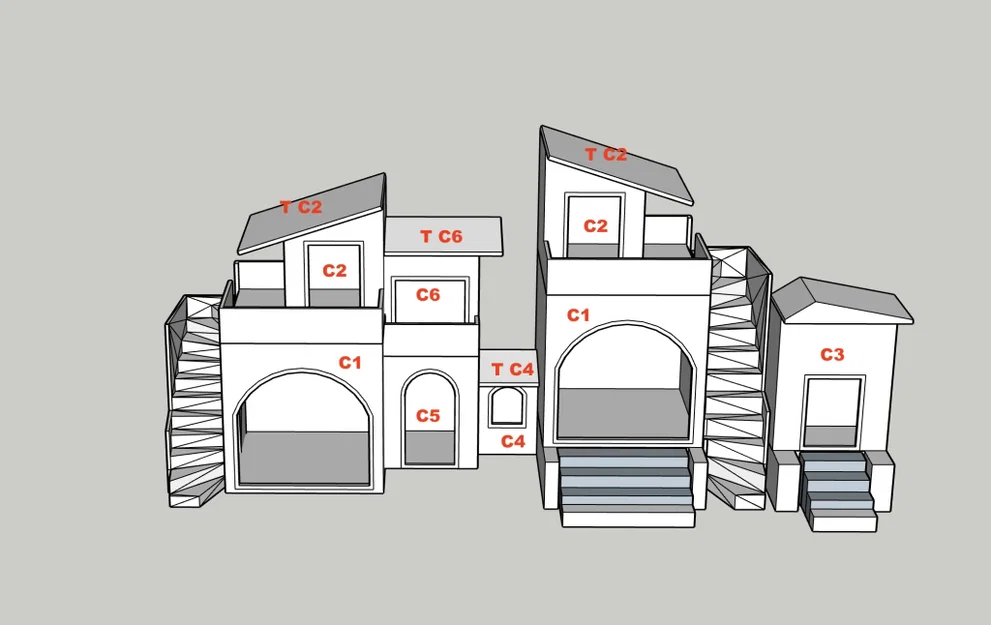 Nhà thờ Giáng sinh GT 25 thiết kế bằng SKETCHUP - Image 6