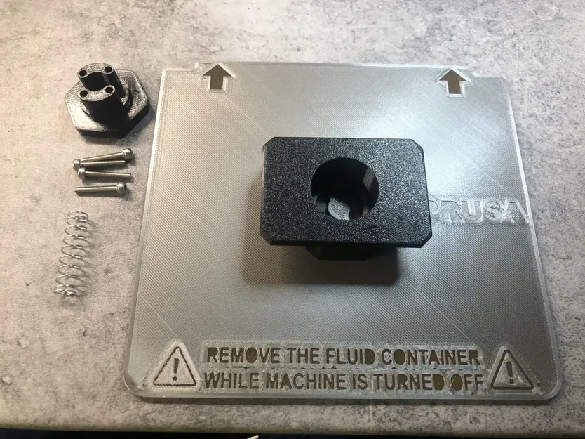 Nắp bồn Prusa CW1/CW1S tương tự như bản gốc bằng thép - Image 5