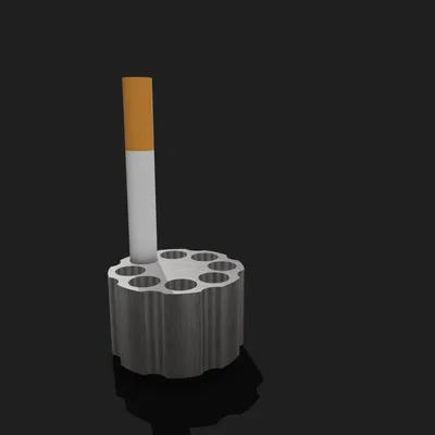 Giá đỡ xì gà hình súng lục để bàn