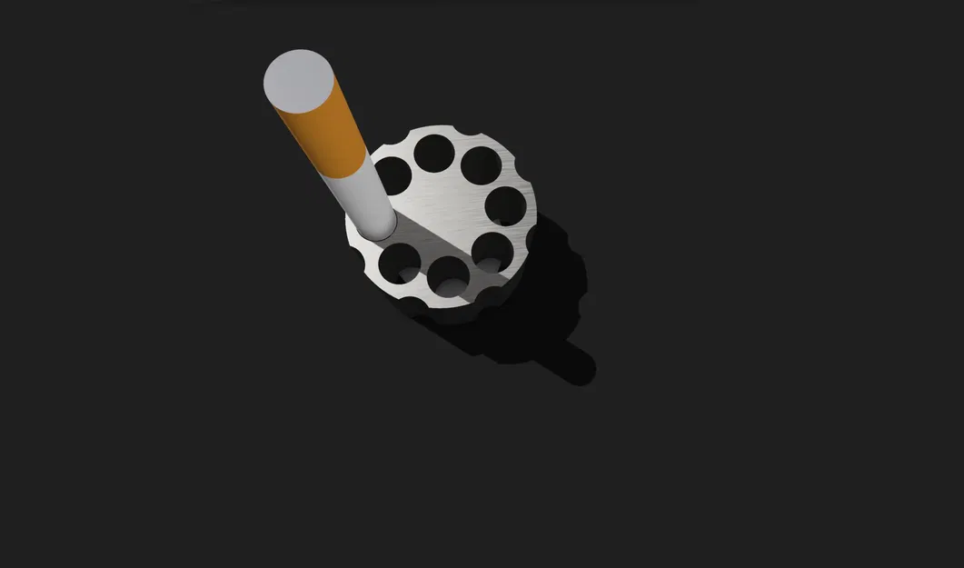 Giá đỡ xì gà hình súng lục để bàn - Image 2