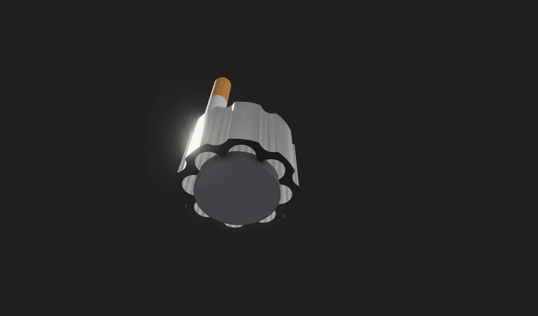 Giá đỡ xì gà hình súng lục để bàn - Image 3