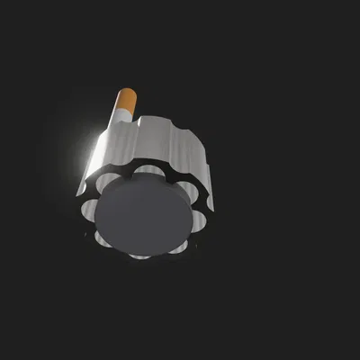 Giá đỡ xì gà hình súng lục để bàn