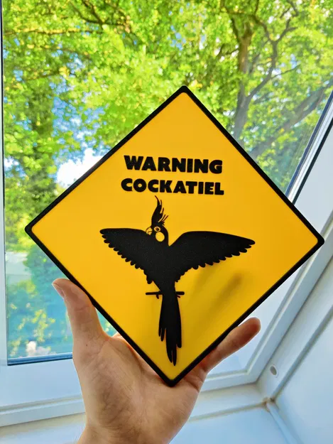 Biển báo cảnh báo về Nymphensittich - Image 1
