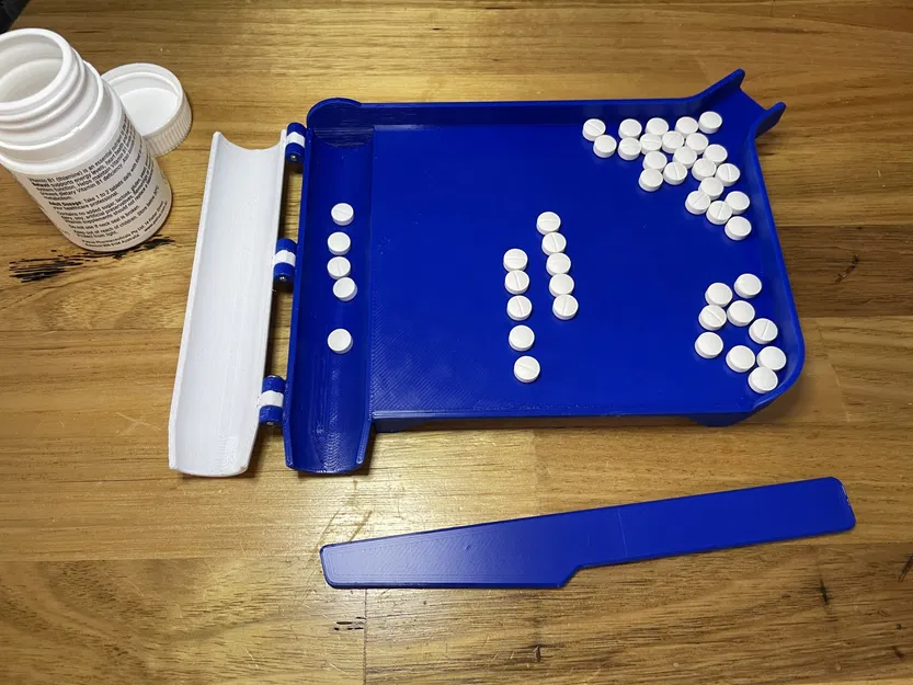 Khay đếm thuốc có spatula dành cho dược sĩ - Image 1