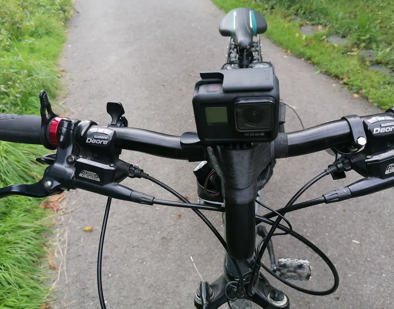 Giá đỡ chân máy GoPro gắn trên tay lái xe đạp 25mm - Image 4