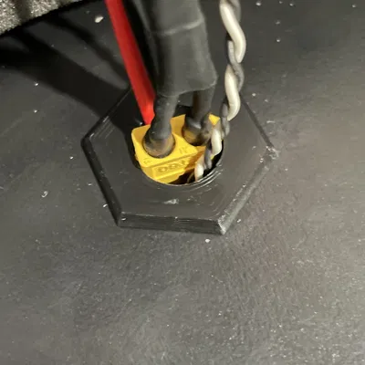 Cáp nguồn đi qua cho vỏ Lack phù hợp với đầu nối XT60