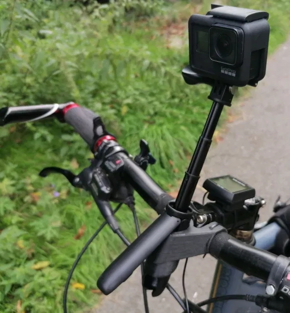 Giá đỡ chân máy GoPro gắn trên tay lái xe đạp 25mm - Image 6