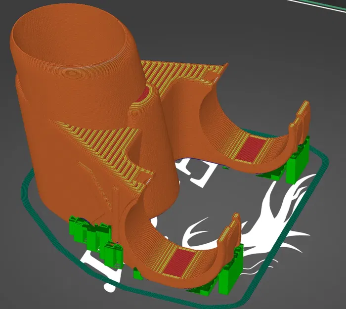 Giá đỡ chân máy GoPro gắn trên tay lái xe đạp 25mm - Image 8