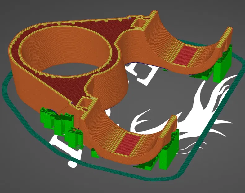 Giá đỡ chân máy GoPro gắn trên tay lái xe đạp 25mm - Image 9