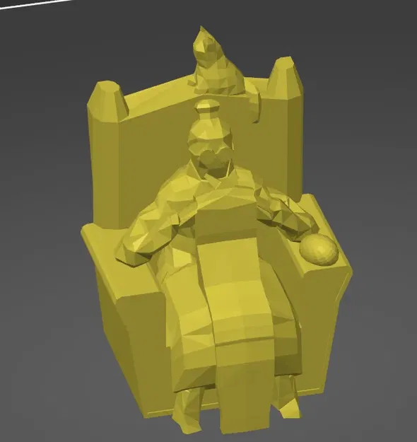 Bà ngoại đan len phong cách lowpoly với mèo bên cạnh - Image 1