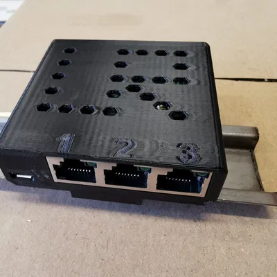 Vỏ DIN rail cho Mikrotik RB931m 2nD (hAP mini)