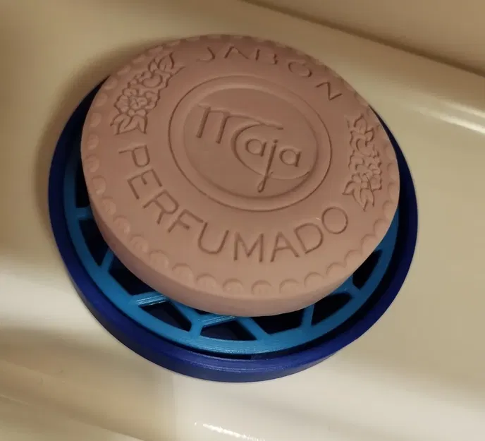 Đĩa xà phòng tròn Ø 90mm cho phòng tắm - Image 2