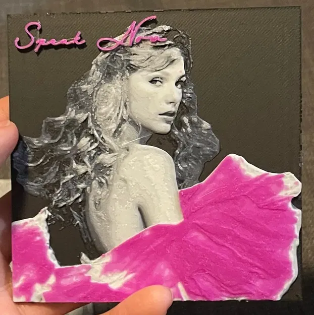 Bìa album Speak Now (Phiên bản của Taylor) in 3D từ Hueforge - Image 1