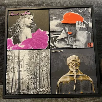 Mô hình in 3D bìa album Red (Phiên bản của Taylor)