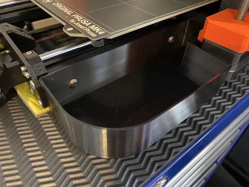 Thùng chứa bên cho máy in Prusa MK4 với vít M5 - Image 1