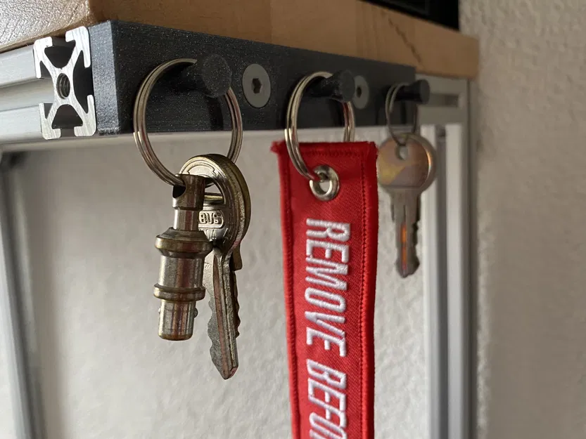 Giá đỡ chìa khóa đơn giản cho thanh nhôm 2020 - Image 1