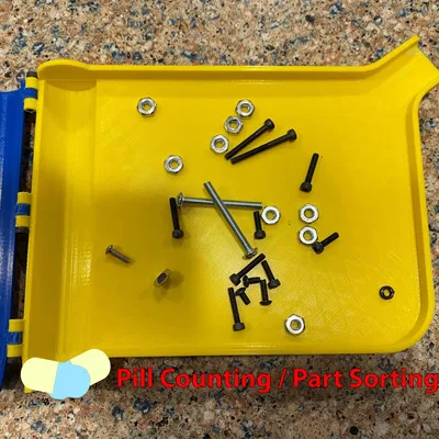 Khay đếm thuốc và phân loại linh kiện cho dược sĩ