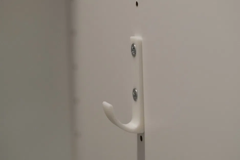 Móc treo tủ với khoảng cách lỗ 25mm cho tủ Ikea Platsa - Image 2