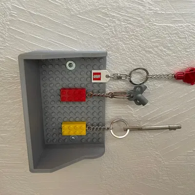 Giá đỡ chìa khóa Lego đơn giản và tiện lợi