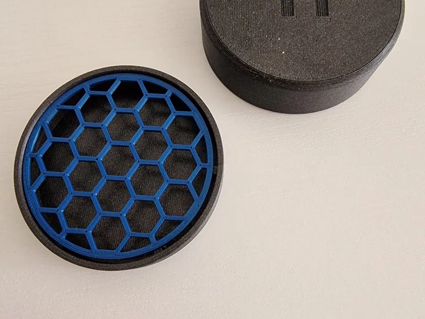 Đế xà phòng tròn với nắp đậy (Ø 100mm) - Image 1