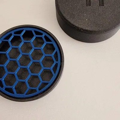 Đế xà phòng tròn với nắp đậy (Ø 100mm)