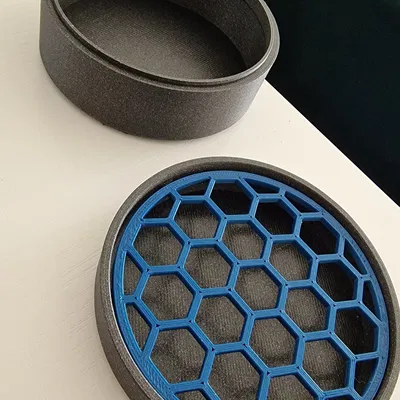 Đế xà phòng tròn với nắp đậy (Ø 100mm)