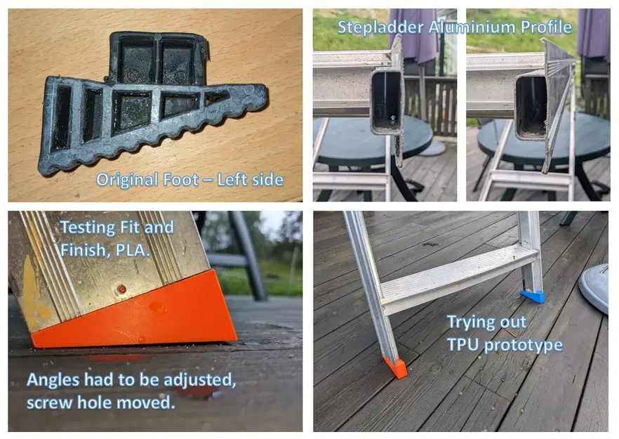 Đế thay thế cho thang nhôm "Harbo Stegen H-500-8 - Image 6